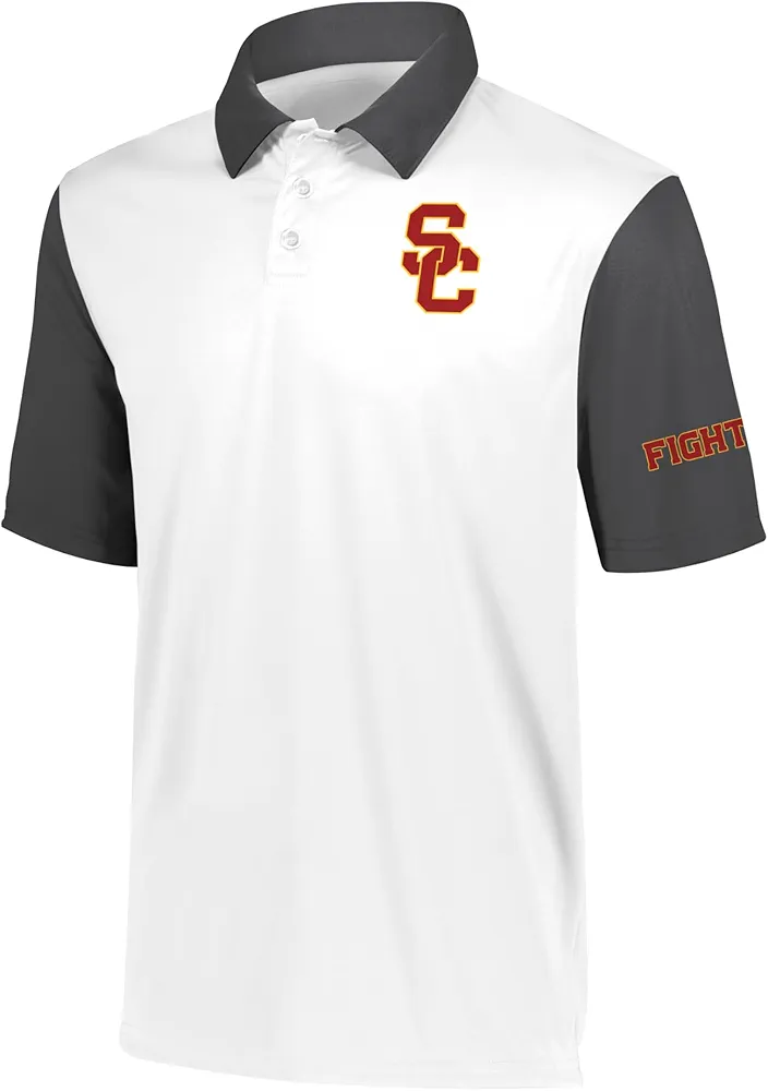 Holloway Men's NCAA Collegiate Sublimated Polo-Athletic Apparel for Sports Fans, Comfort Fit & Stylish Design