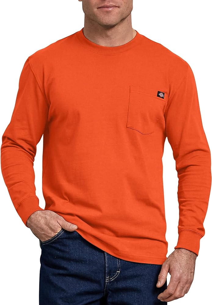 Dickies Big and Tall Men's Long Sleeve Heavyweight Crew Neck