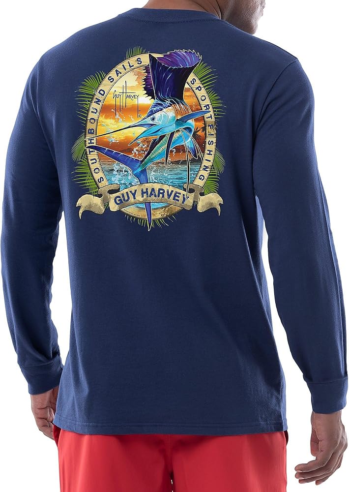 Guy Harvey Men's Billfish Collection Long Sleeve T-Shirt