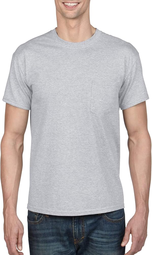 Gildan - DryBlend 50 Cotton/50 DryBlendPoly Pocket T-Shirt. 8300