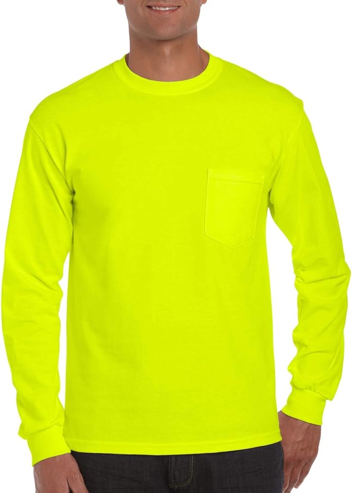 Gildan Ultra Cotton 6 oz. Long-Sleeve Pocket T-Shirt (G241)