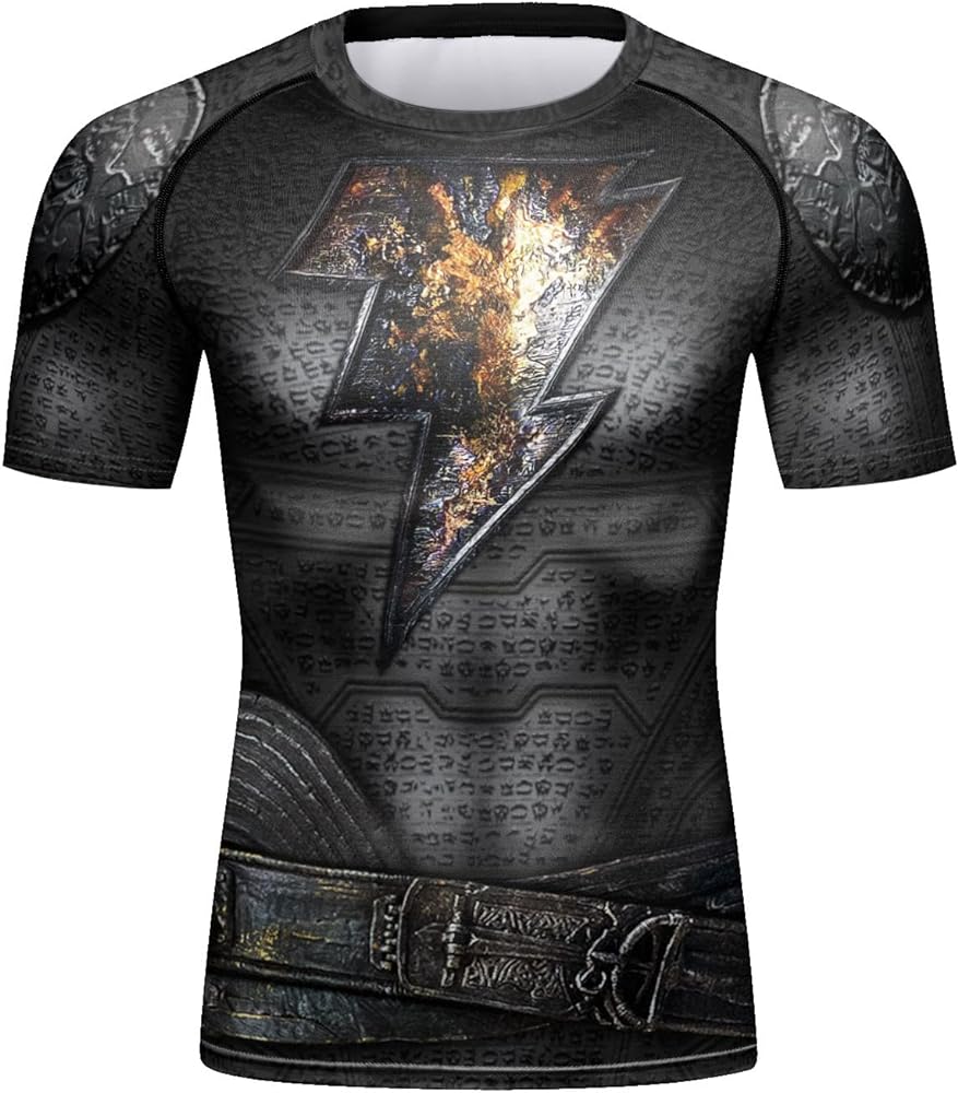 Men's Compression Sports Fitness Short Sleeve Training Base Layers Shirt