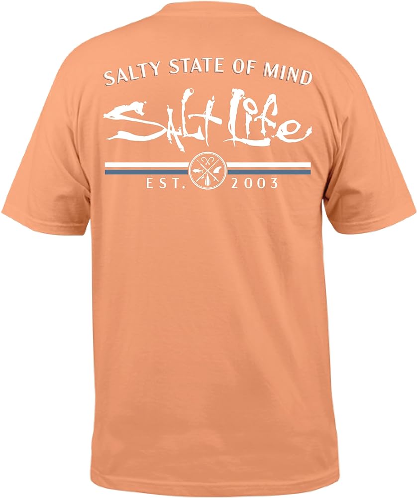 Salt Life Men's Striated Short Sleeve Tee