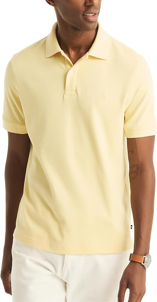 Nautica Men's Classic Fit Interlock Polo