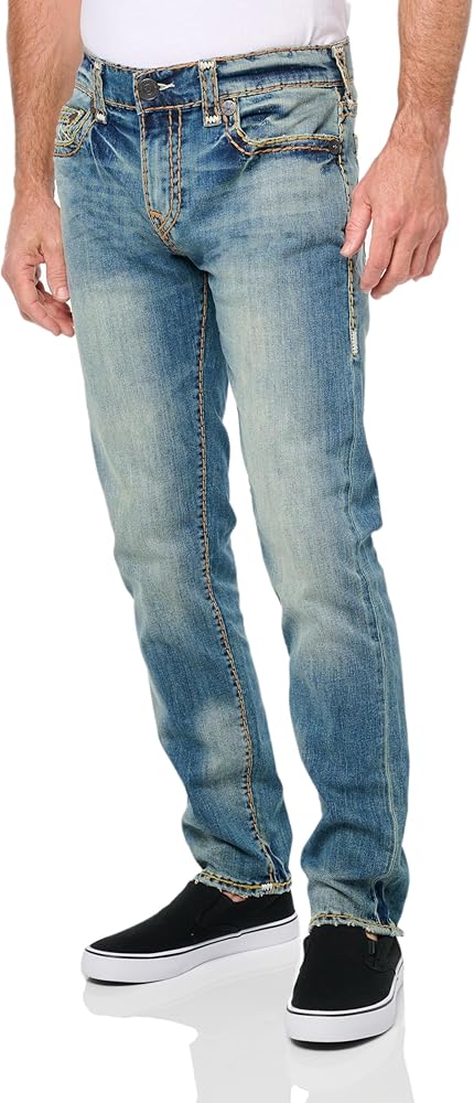 True Religion Men's Rocck Super T No Flap 32" Inseam