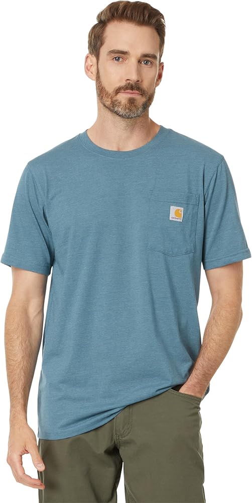 Carhartt Men's Relaxed Fit Lightweight Pocket Short-Sleeve C Graphic T-Shirt