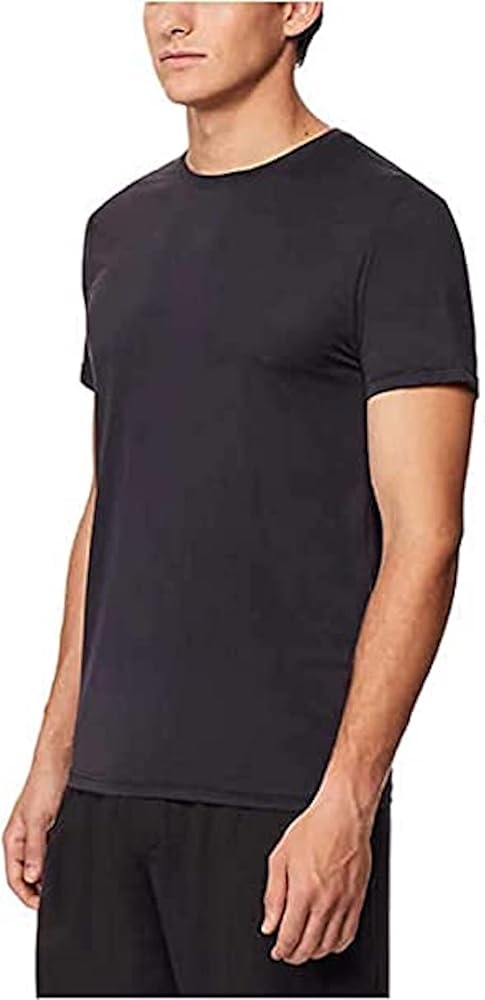 32 DEGREES [4-Pack] Air Mesh Men's Undershirts (as1, Alpha, m, Regular, Regular, Black, XL)