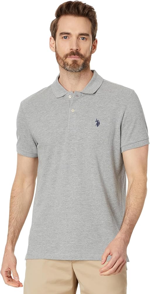 U.S. Polo Assn. Men's Slim Fit Solid Pique Polo Shirt