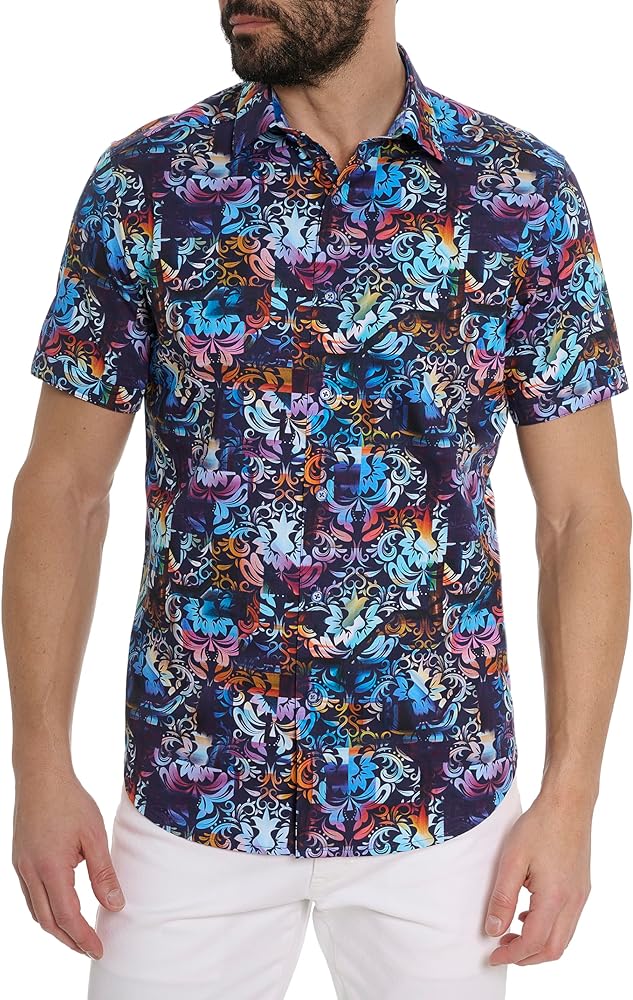 Robert Graham Men's Orting Short Sleeve Woven Shirt