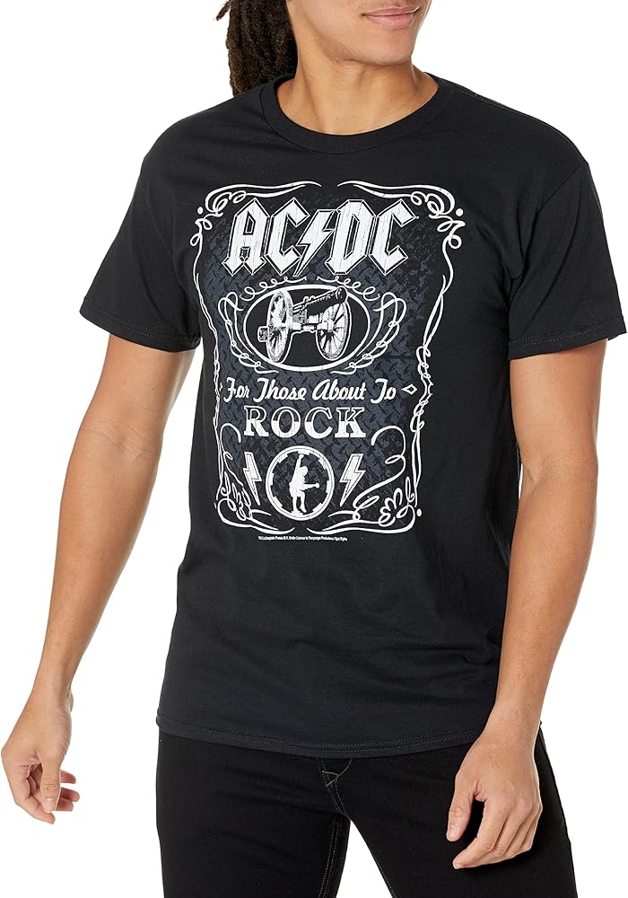 Liquid Blue Men's Ac/DC Label T-Shirt