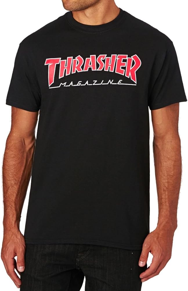 Thrasher Men's Outlined Short Sleeve T Shirt