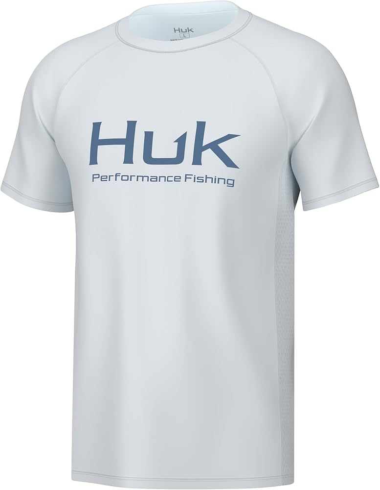 HUK Men's Pursuit Short Sleeve, Performance Shirt + Sun Protection