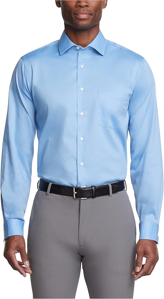 Van Heusen Men’s Regular Fit Flex Collar Stretch Dress Shirt