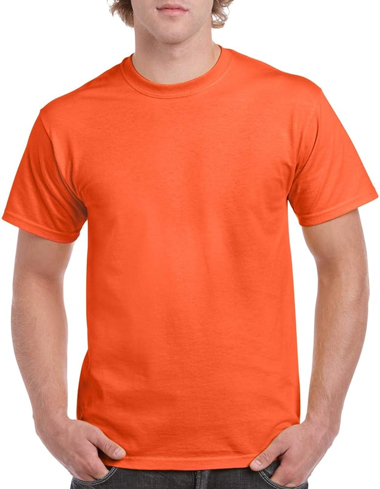 Gildan Men's Heavy Taped Neck Comfort Jersey T-Shirt