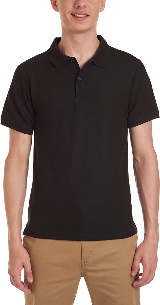 Chaps Young Men's Uniform Short Sleeve Stretch Pique Polo