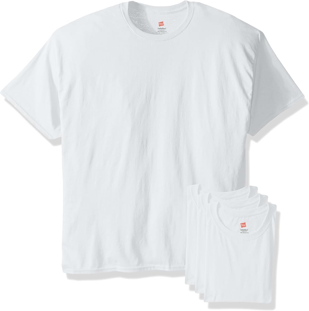 Hanes Mens Ecosmart T-Shirt (Pack Of 4)