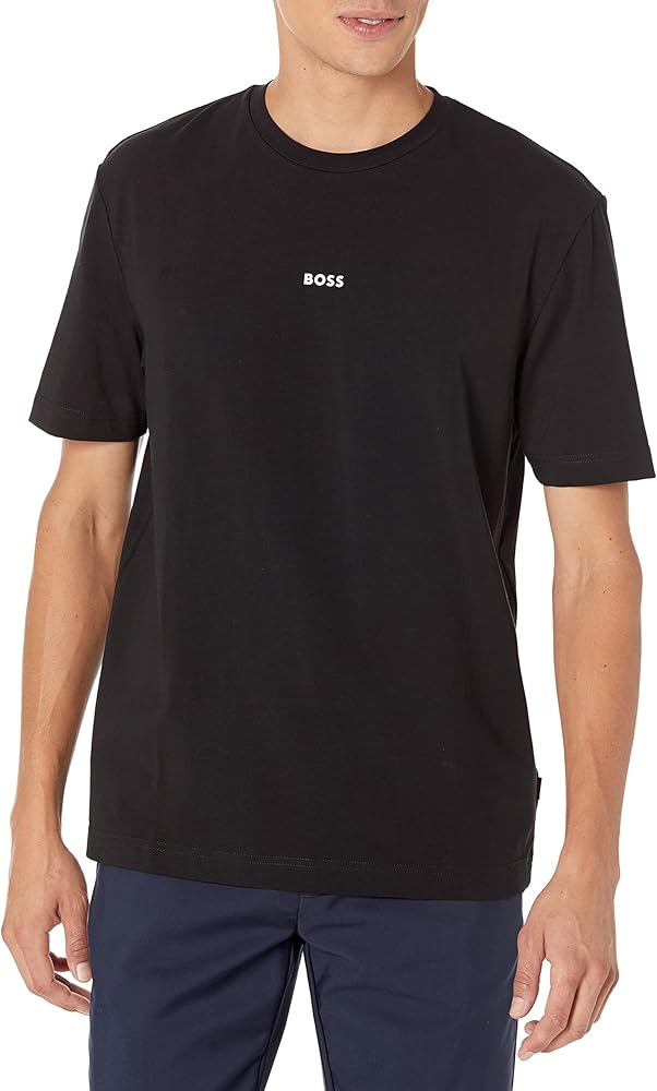 BOSS Men's Center Logo Regular Fit T-shirt