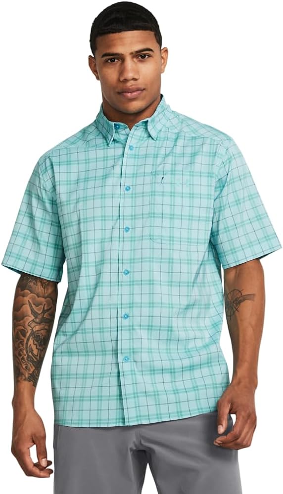 Under Armour Men's Drift Tide 2.0 Plaid Short-Sleeve T-Shirt