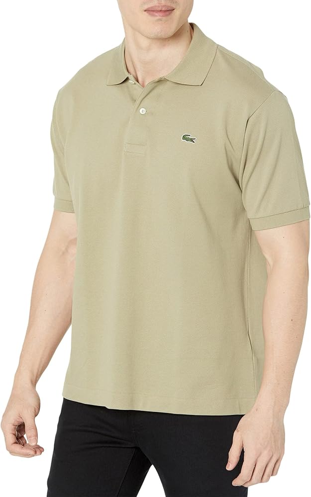 Lacoste Men's Short Sleeved Ribbed Collar Shirt