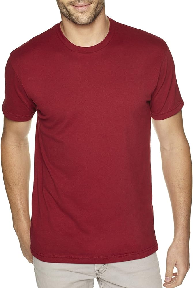 Next Level Men's Premium 1X1 Sueded Baby Rib Collar T-Shirt