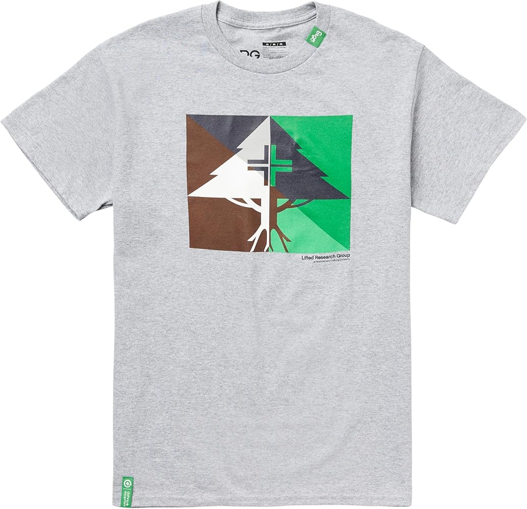 LRG Men's Shaded Tree Logo T-Shirt